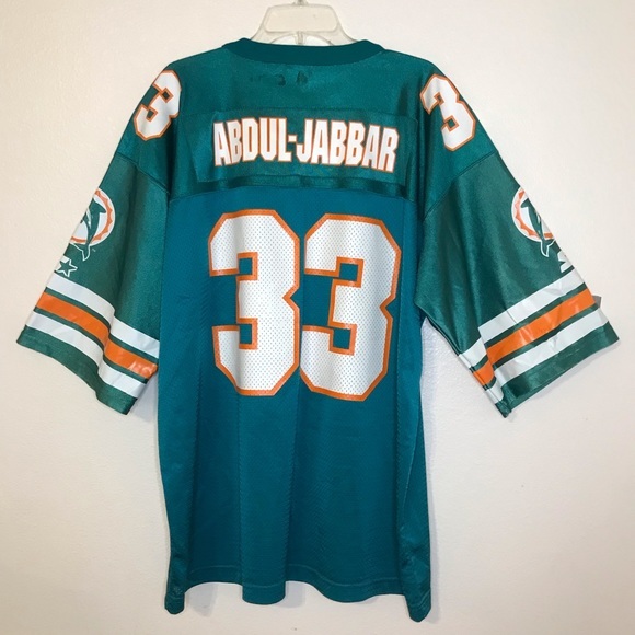 STARTER Other - Vintage 1998 Miami Dolphins NFL Throwback Jersey Karim Abdul-Jabbar 33 RARE FIND
